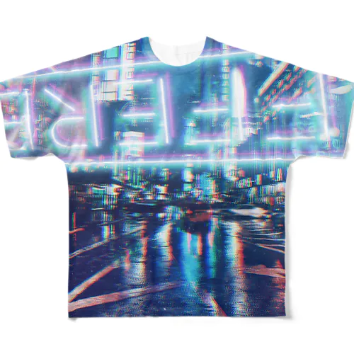 #neonlights All-Over Print T-Shirt