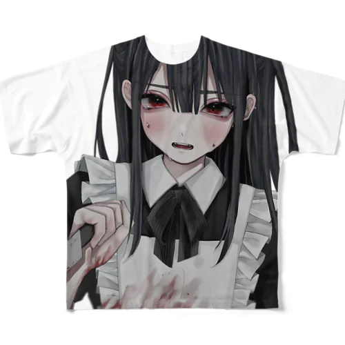 殺っちゃうぞ❕ フルグラフィックTシャツ