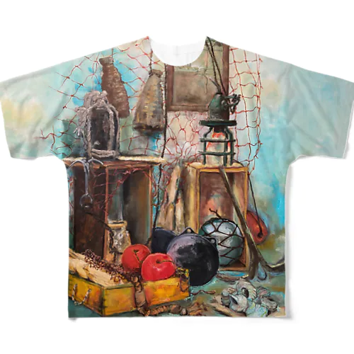 漁師タイム All-Over Print T-Shirt