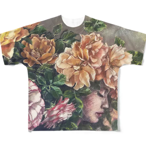 bouquet All-Over Print T-Shirt