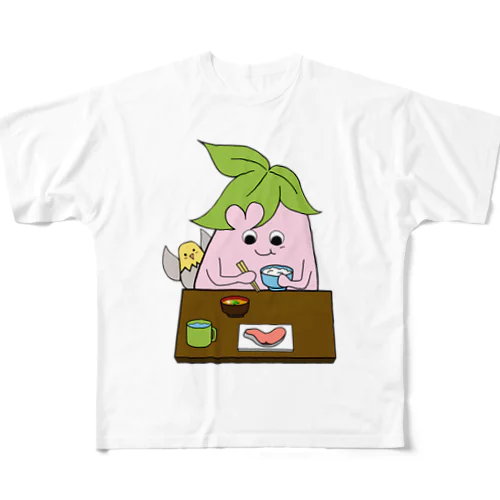 モグモグこもびー フルグラフィックTシャツ