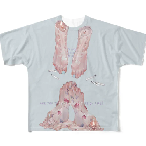 あんよキャンドルちゃん All-Over Print T-Shirt