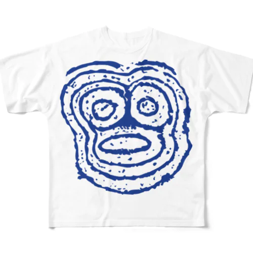 夢に出た顔 All-Over Print T-Shirt