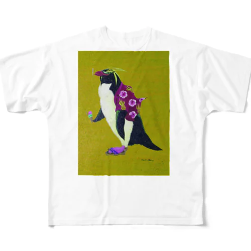 PENGIN-YELLOW All-Over Print T-Shirt