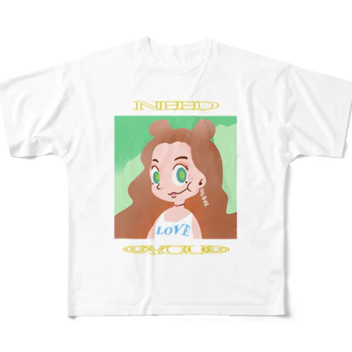 CiTY GiRL  フルグラフィックTシャツ