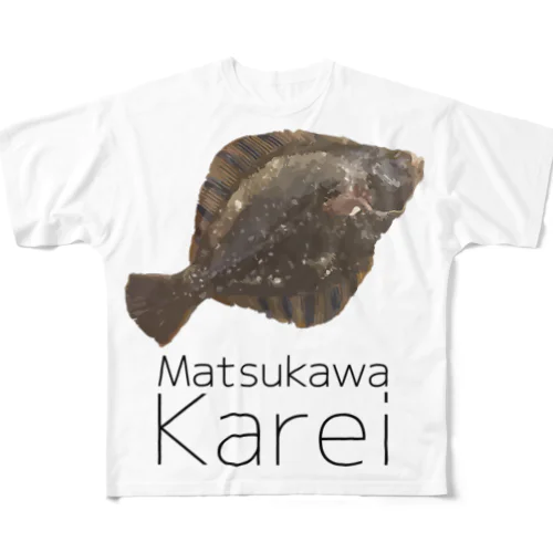 Matsukawa Karei Tシャツ フルグラフィックTシャツ