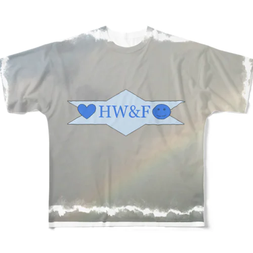 HW&Fと虹 All-Over Print T-Shirt