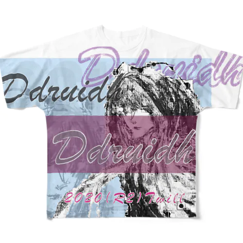 Ddruidh(魔法使い） フルグラフィックTシャツ