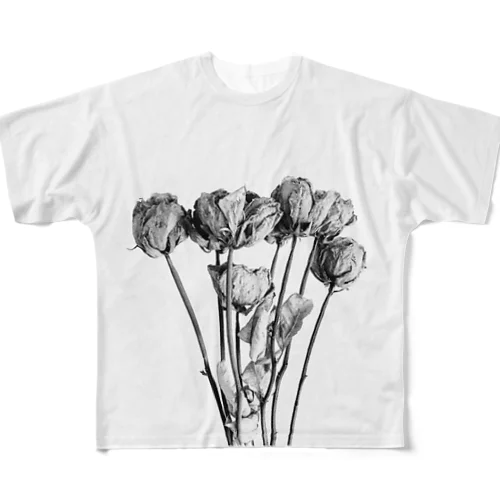 mono rose フルグラフィックTシャツ