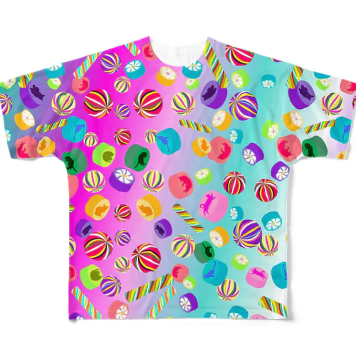 飴ちゃん All-Over Print T-Shirt