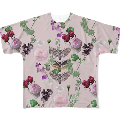 らくえん All-Over Print T-Shirt