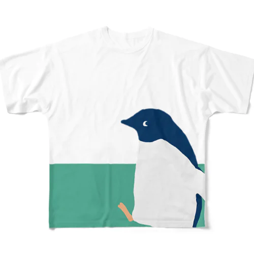 恥ずかしがりやのペンギンズ 2 フルグラフィックTシャツ