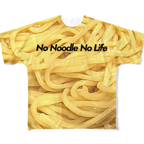 No Noodle No Life All-Over Print T-Shirt