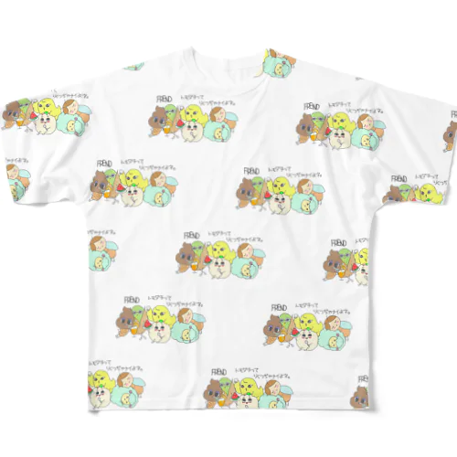 理屈ぢゃナイTシャツ All-Over Print T-Shirt