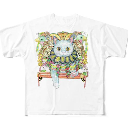 Cat 　猫 All-Over Print T-Shirt