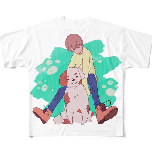 スミくん フルグラフィックTシャツ