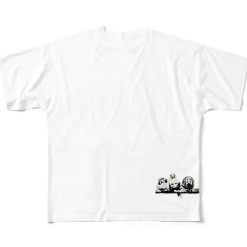 しろくろきんか All-Over Print T-Shirt
