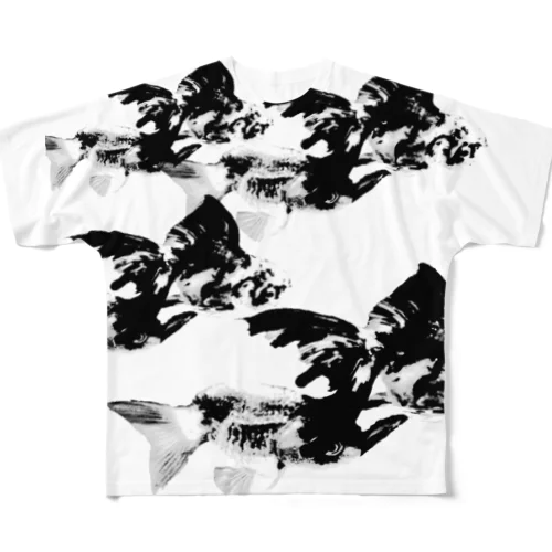 uchino goldfish All-Over Print T-Shirt