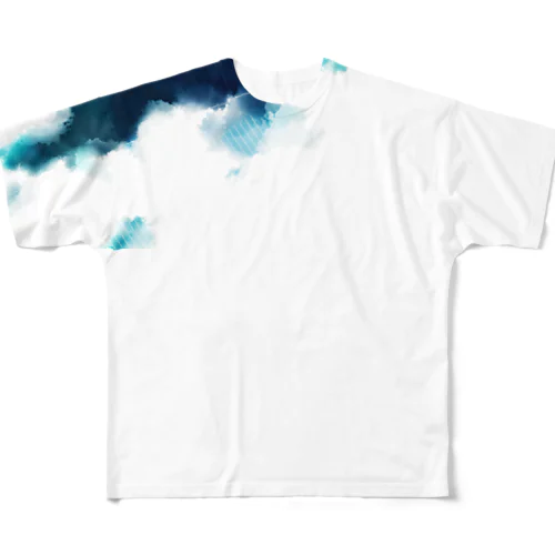 空っぽい柄 All-Over Print T-Shirt