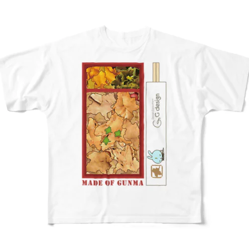 【群馬名物】とり飯 All-Over Print T-Shirt