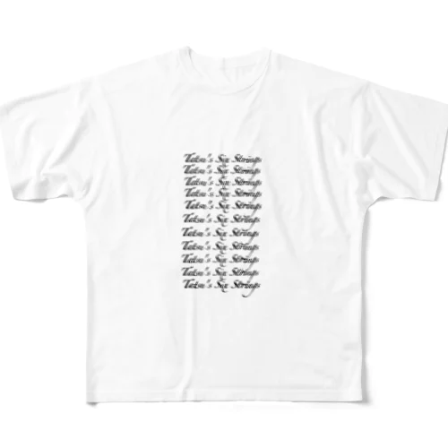Tatsu's Six Strings フルグラフィックTシャツ