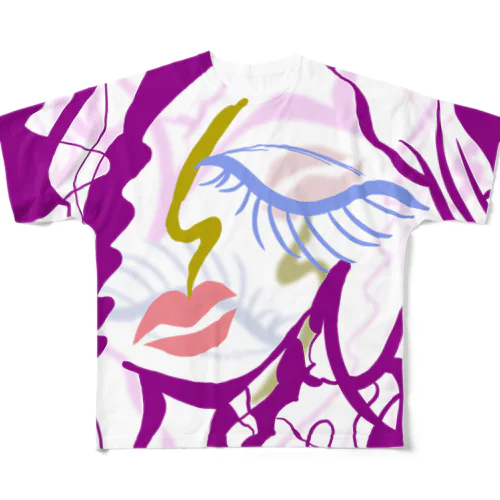 幸 All-Over Print T-Shirt