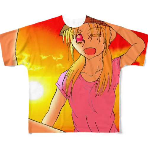 夏の思い出 All-Over Print T-Shirt