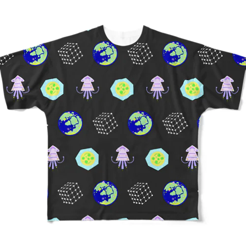 ランドスケープと夏の定理パターン All-Over Print T-Shirt