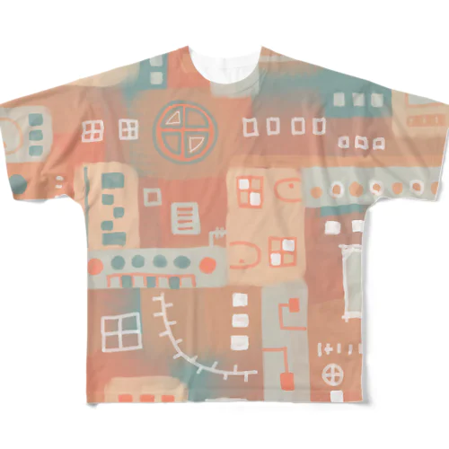 ★NEW!【心癒される抽象画#04】 All-Over Print T-Shirt