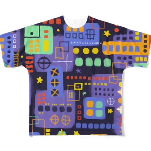 ★NEW!【心癒される抽象画オリジナルTシャツ#25】 All-Over Print T-Shirt