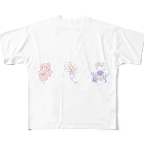 みずのいきものちゃん フルグラフィックTシャツ