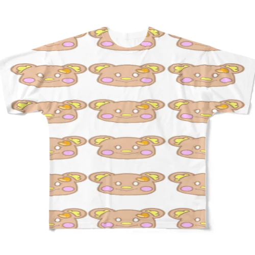 くまぐまくま☆ All-Over Print T-Shirt