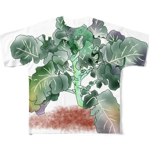 ブロッコリー All-Over Print T-Shirt