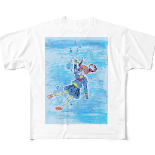 セーラー服と初恋 All-Over Print T-Shirt