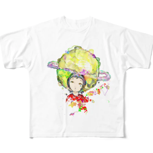 スイミースイミー　001-A All-Over Print T-Shirt