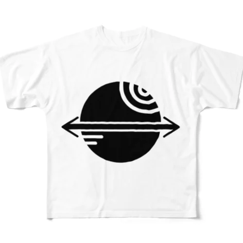 スイミースイミー　ロゴ1 フルグラフィックTシャツ