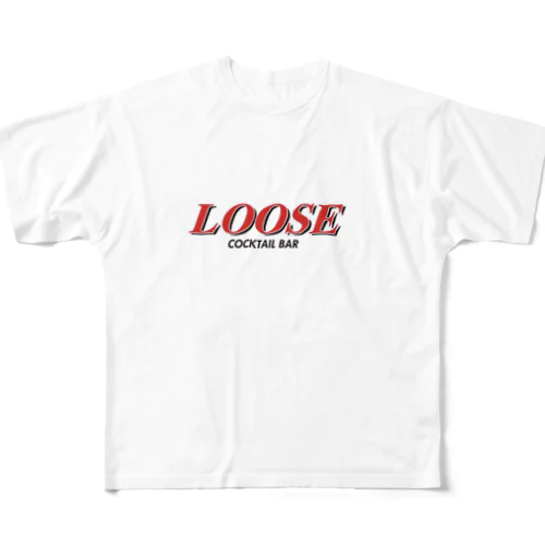 loosebar.sakuraミックスマスク フルグラフィックTシャツ