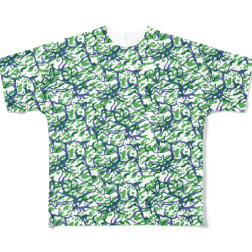 マーブルＴシャツ All-Over Print T-Shirt