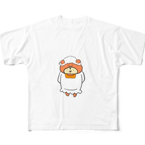 くまのおばあちゃん All-Over Print T-Shirt