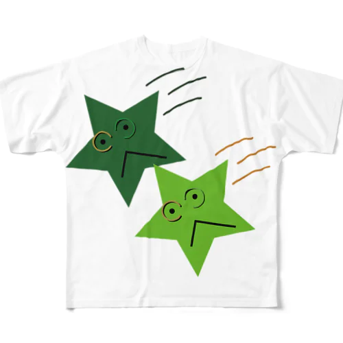 スターズ(カラバリ3)※配置a All-Over Print T-Shirt