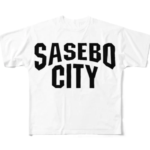 佐世保　SASEBO　サセボシティ フルグラフィックTシャツ