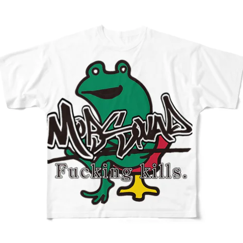 MOBSQUAD フルグラフィックTシャツ