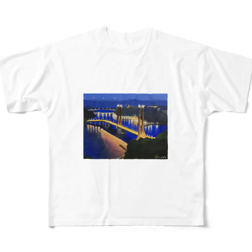 呼子大橋 フルグラフィックTシャツ