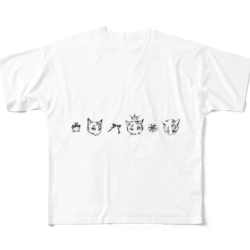 Moneko フルグラフィックTシャツ