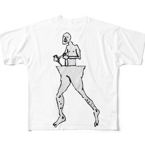 二足歩行機 All-Over Print T-Shirt