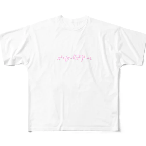 The Love Formula  フルグラフィックTシャツ