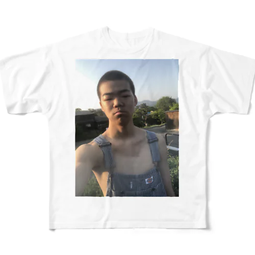 ハゲ坊主君2 フルグラフィックTシャツ