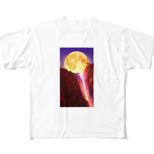 皆様に幸せがやってきますように祈りをこめて All-Over Print T-Shirt