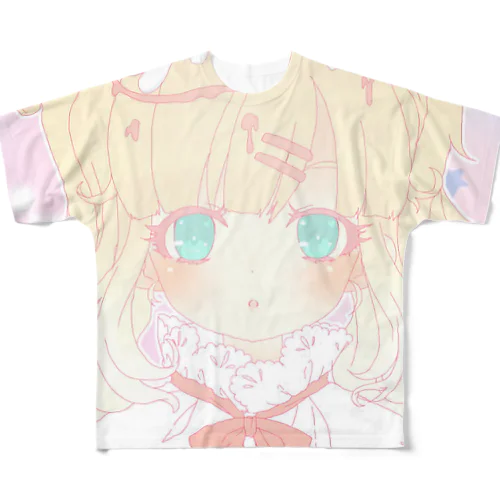 ショートケーキ フルグラフィックTシャツ