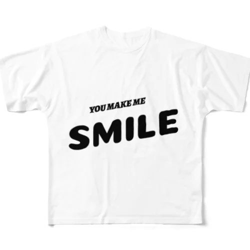 Smile - スマイル フルグラフィックTシャツ